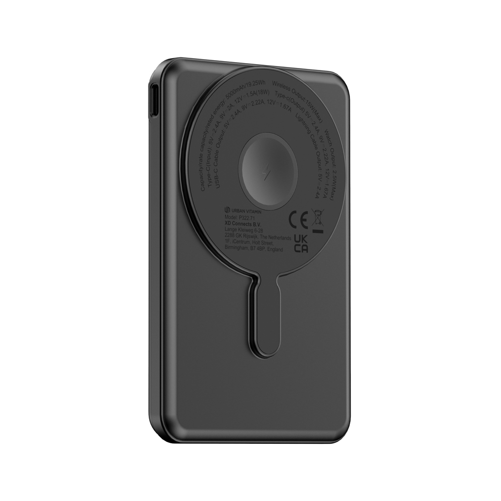 Urban Vitamin Redwood 5-in-1 5.000mAh 20W PD magn. Powerbank