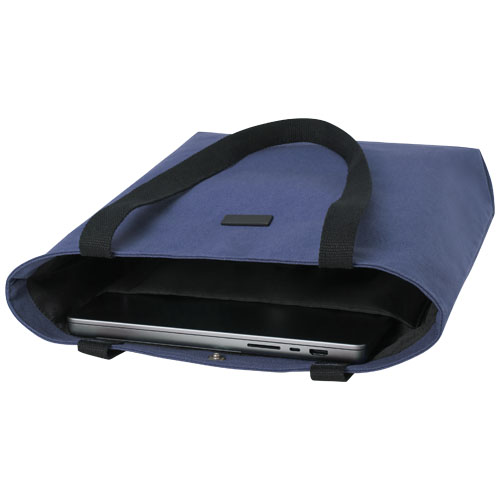 Joey vielseitige Tragetasche aus GRS recyceltem Canvas 14 L - navy