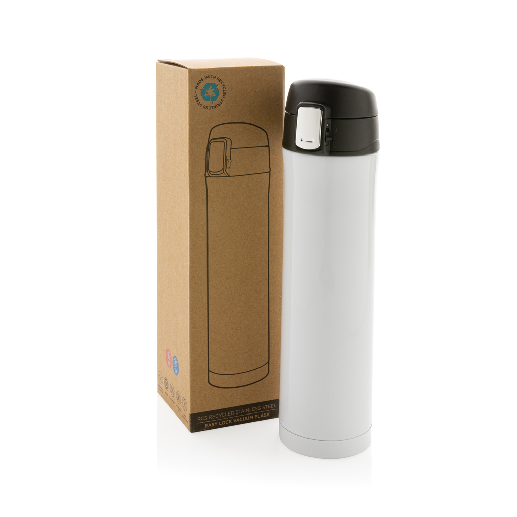 Easy Lock Vakuum-Flasche aus RCS recyceltem Stahl