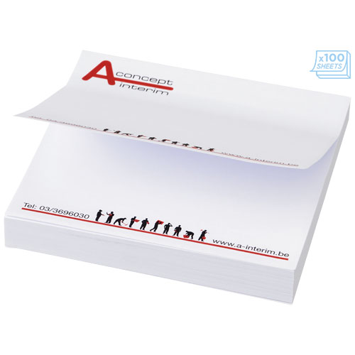 Sticky-Mate® Haftnotizen 75x75 mm - weiss / 25 Seiten