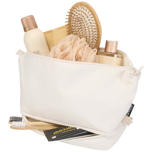 Trip Aware™ Recycelter Reisekulturbeutel 6 L  - offwhite