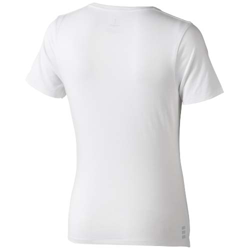 Kawartha T-Shirt für Damen mit V-Ausschnitt - weiss / XS