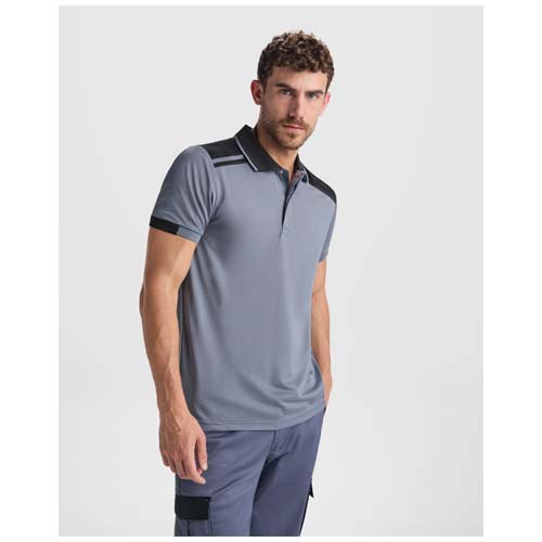 Samurai Kurzärmeliges Poloshirt mit antibakterieller Wirkung, 160 g/m2, unisex  - marineblau / royalblau / S