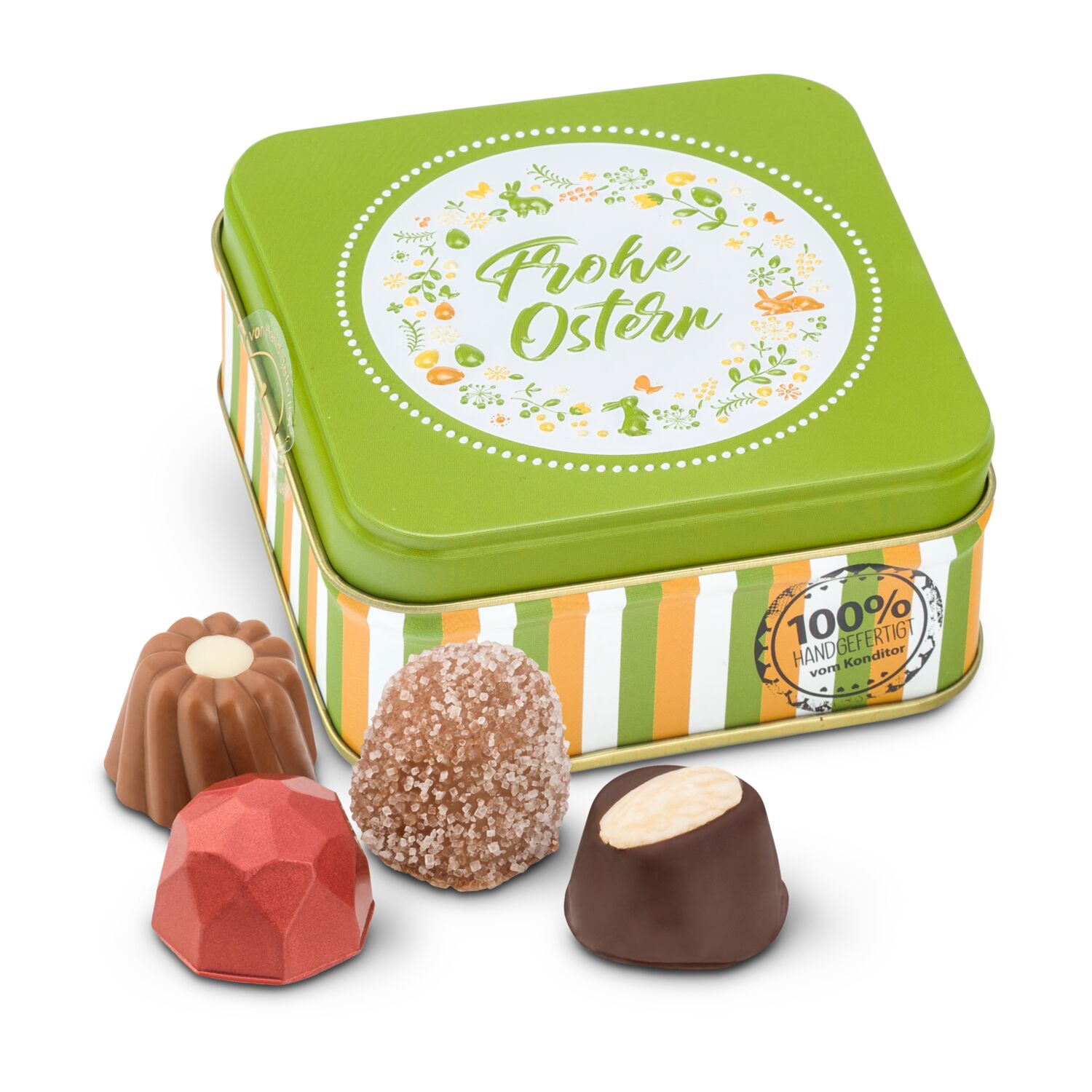 Geschenkartikel / Präsentartikel: Frohe Ostern - Pralinen 50 g