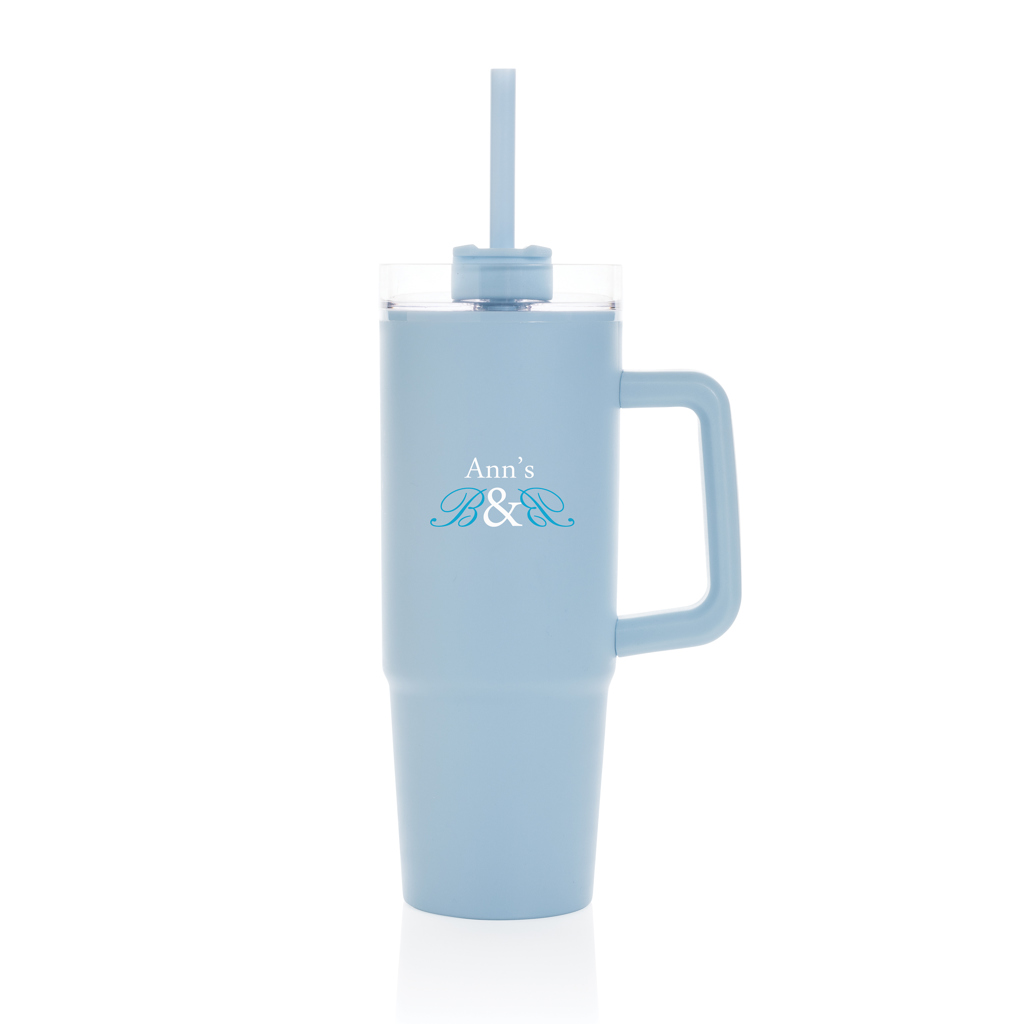 Tana Becher aus RCS recyceltem Kunststoff mit Griff 750ml