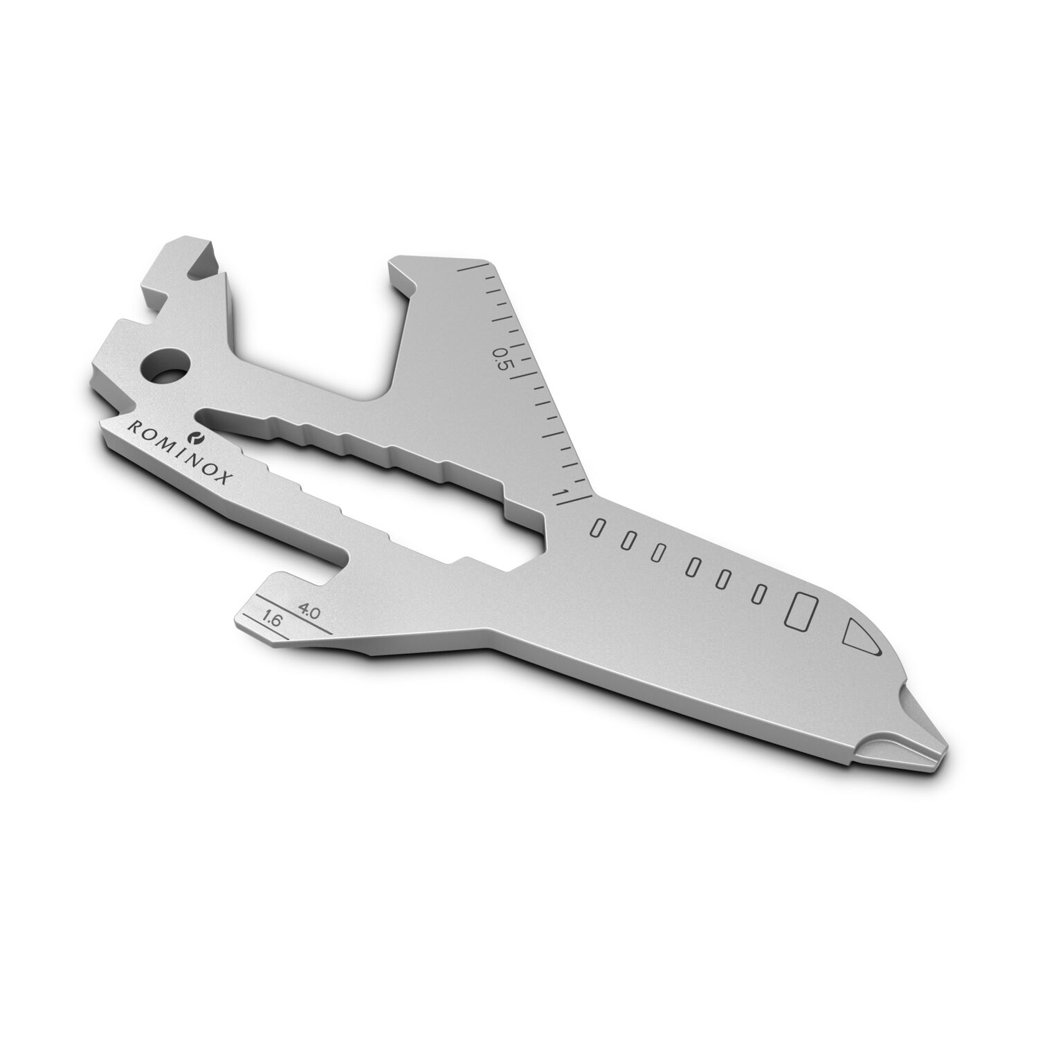Geschenkartikel: ROMINOX® Key Tool Airplane / Flugzeug (19 Funktionen) im Motiv-Mäppchen Merry Christmas