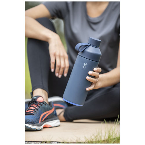 Big Ocean Bottle 1 L vakuumisolierte Flasche - ozeanblau
