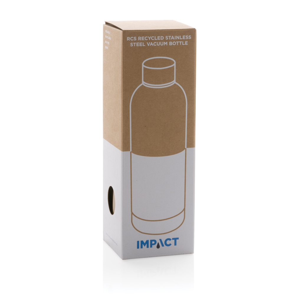 Impact Vakuumflasche aus RCS recyceltem Stainless-Steel