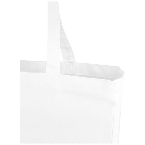 Odessa 220 g/m² GRS recycelte Baumwoll Tragetasche 13L - weiss