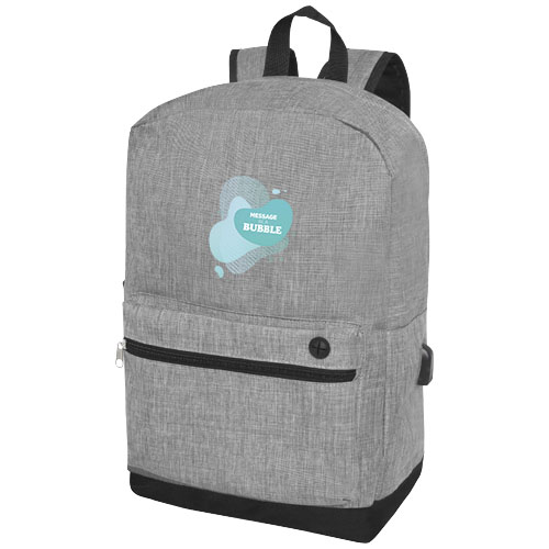 Hoss 15,6" Business Laptop-Rucksack 16L - heather mediumgrau