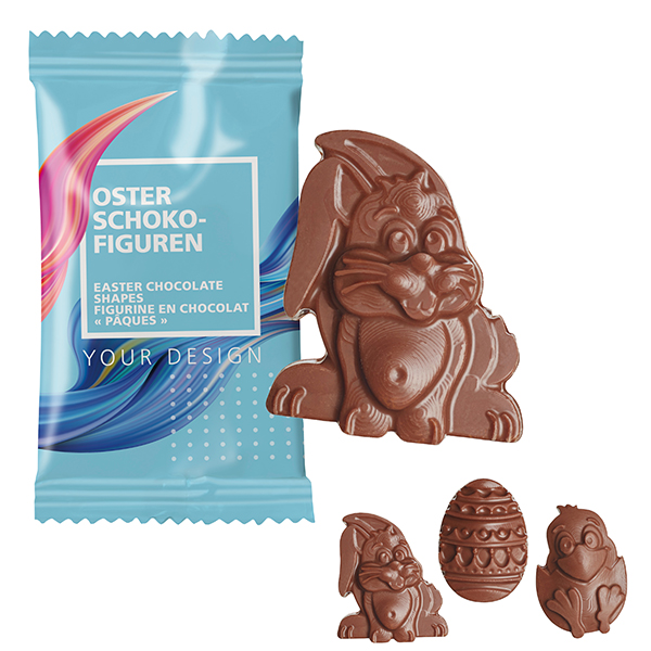 Oster-Schoko-Figuren in konv. Folie