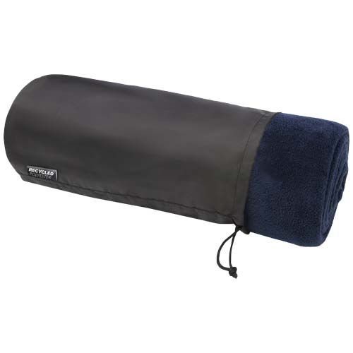 Lily GRS zertifizierte, RPET Decke aus Coral Fleece - dunkelblau