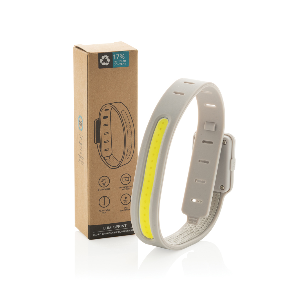Lumi Sprint wiederaufladbares LED Lauflicht aus RCS rec. ABS