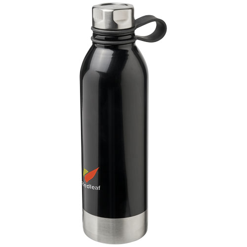 Perth 740 ml Sportflasche aus Edelstahl - schwarz