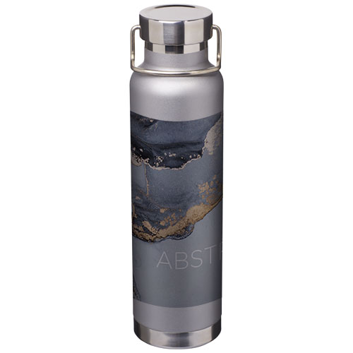 Thor 650 ml Kupfer-Vakuum Isoliersportflasche - grau