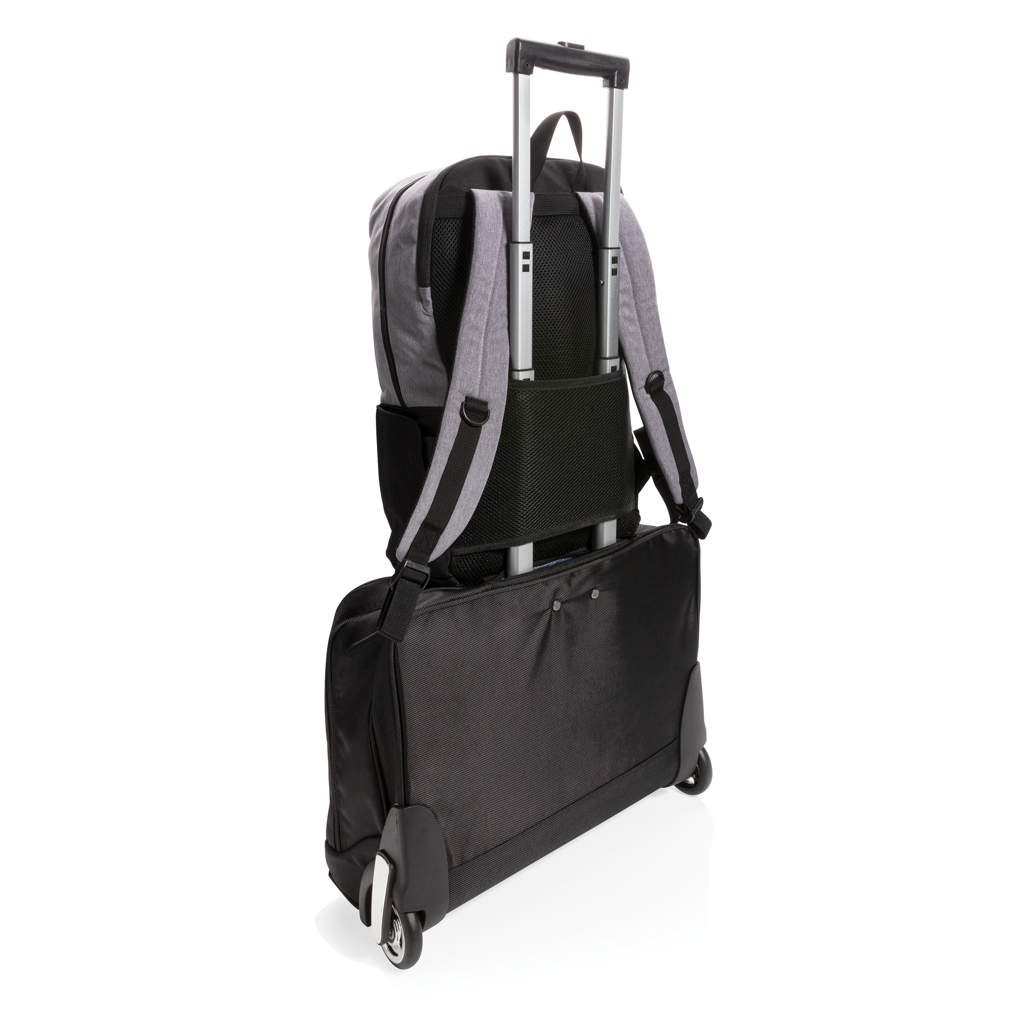 Moderner 15.6" USB & RFID Laptop-Rucksack, PVC-frei