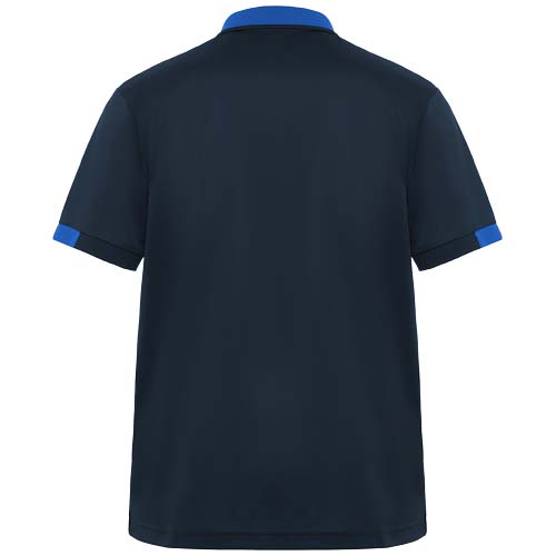 Samurai Kurzärmeliges Poloshirt mit antibakterieller Wirkung, 160 g/m2, unisex  - marineblau / royalblau / S