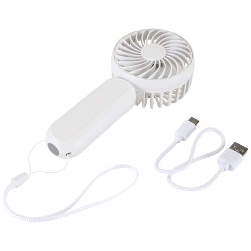 Aervia Tragbarer Ventilator aus recyceltem Kunststoff - weiss