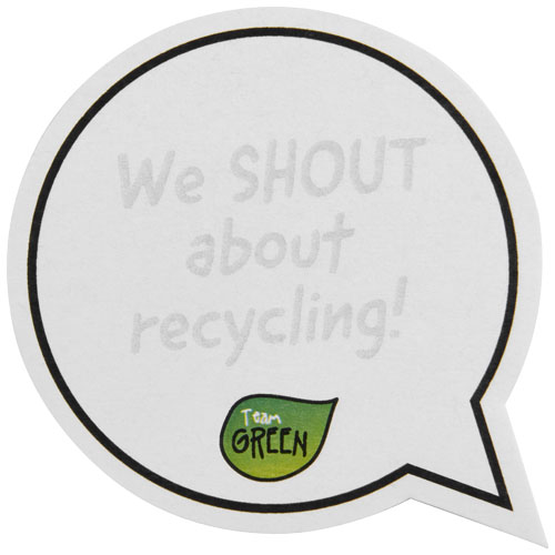 Sticky-Mate® sprechblasenförmige recycelte Haftnotizen