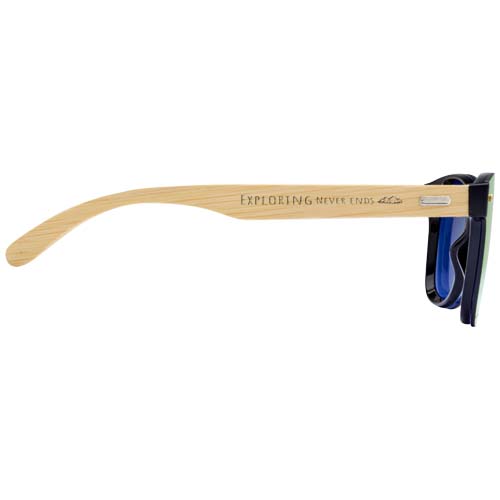 Tan Sonnenbrille mit Bambusbügeln - gelb