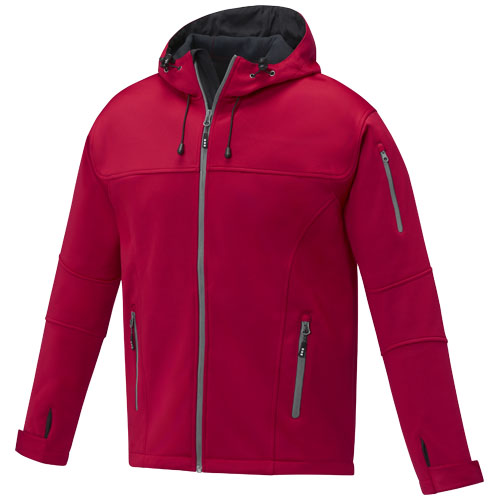 Match Softshelljacke für Herren - rot / XS