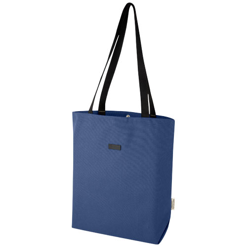 Joey vielseitige Tragetasche aus GRS recyceltem Canvas 14 L - navy