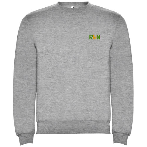 Clasica 280 g/m² Sweatshirt mit Rundhalsausschnitt für Kinder - marl grau / 7/8