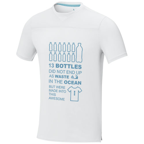 Borax 160 g/m² Cool Fit T-Shirt aus recyceltem GRS Material für Herren - weiss / XS