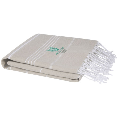 Anna 150 g/m² Hammam Baumwollhandtuch 100 × 180 cm - beige