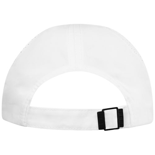 Morion 110 g/m² GRS recycelte Cool Fit Kappe mit sechs Segmenten - weiss