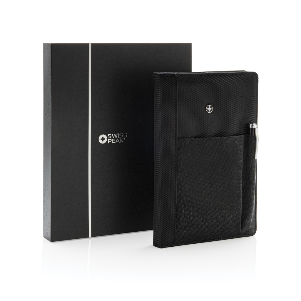 Notizbuch und Stift