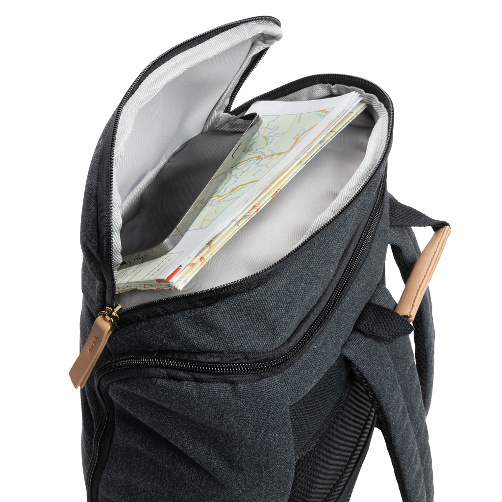 Impact AWARE™ 16 oz. r recyceltem canvas 15" Laptop-Rucksack