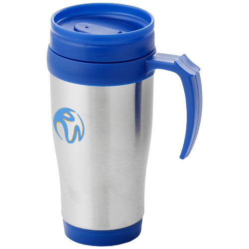 Sanibel 400 ml Isolierbecher - silber / blau