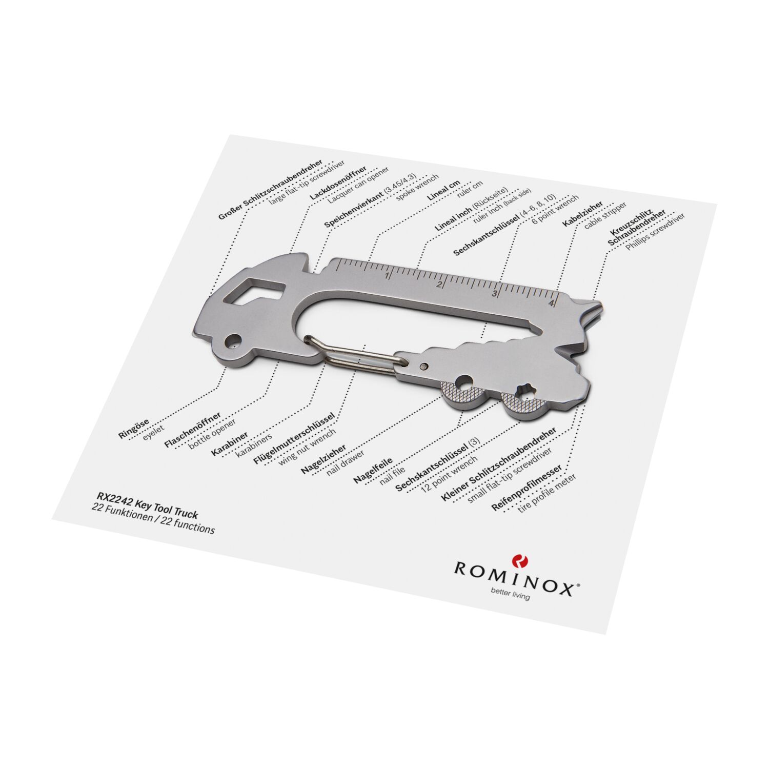 ROMINOX® Key Tool Truck (22 Funktionen) Frohe Ostern Hase