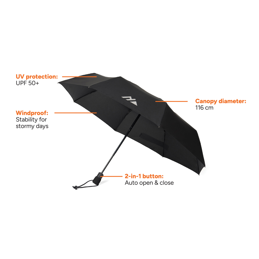 Nordic Drift Trail 23" AWARE™ RPET Automatik-Schirm UPF 50+