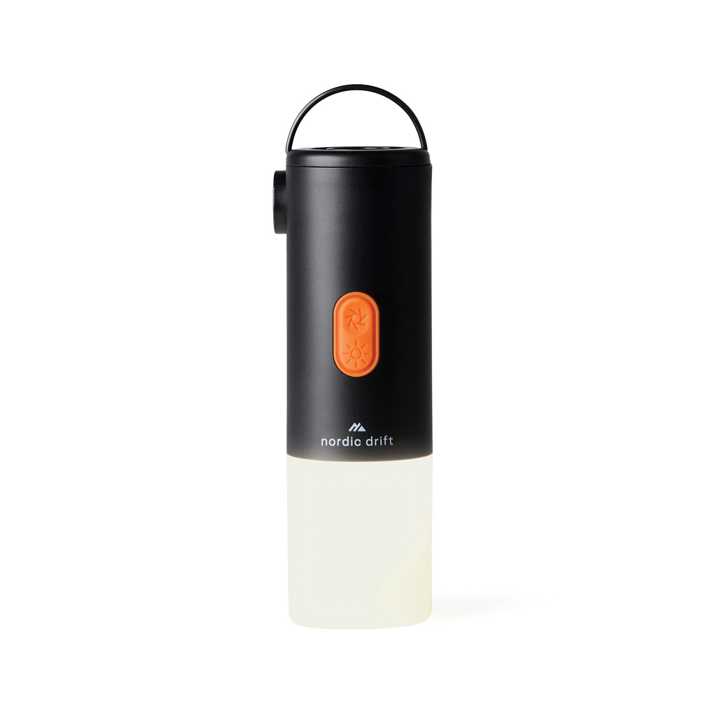 Nordic Drift Titan 2-in-1-Luftpumpe und Campinglampe