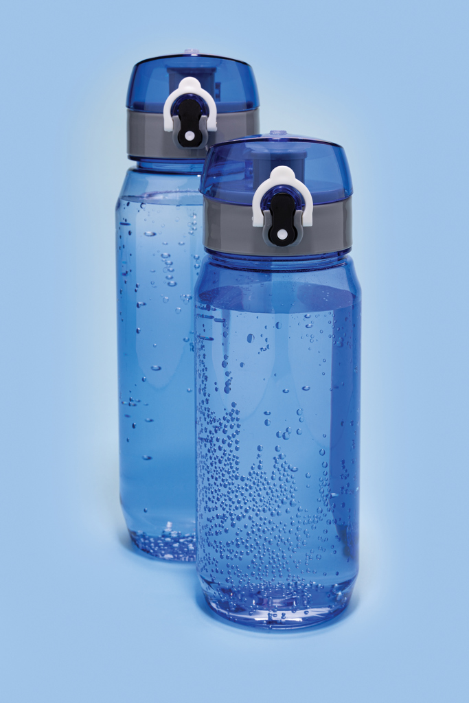 Yide verschließbare Wasserflasche aus RCS rec. PET, 800ml
