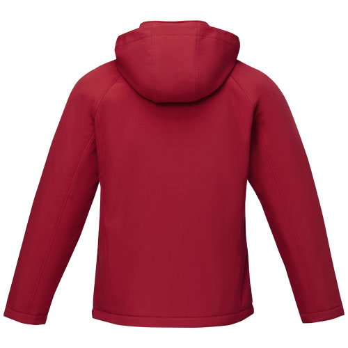 Notus wattierte Softshell Herrenjacke - rot / 3XL
