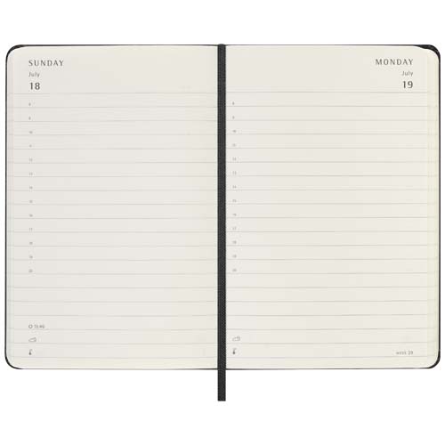 Moleskine Hardcover 12 Monate Tageskalender , Pocket-Format