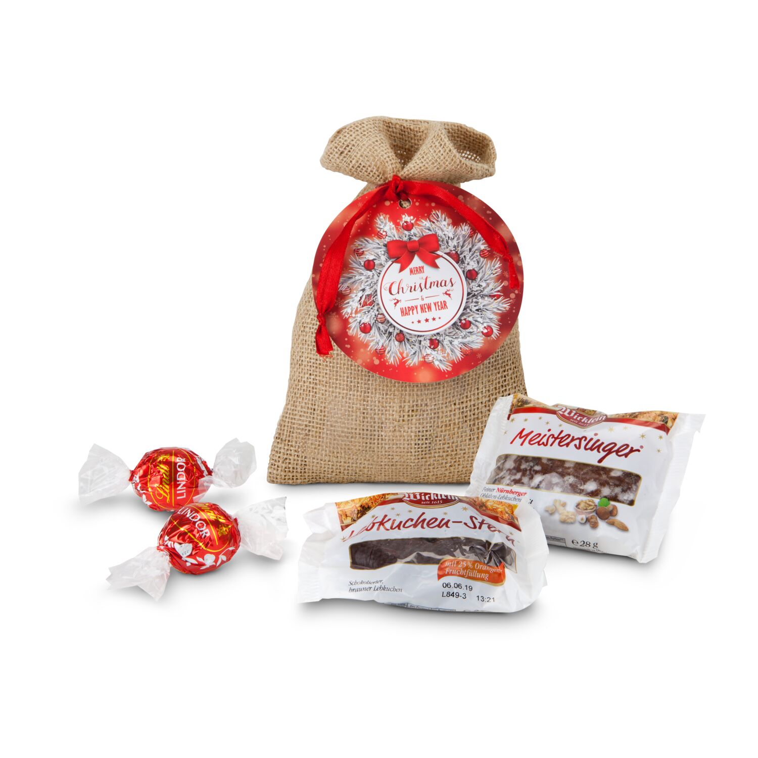 Geschenkset / Präsenteset: Süßes Weihnachtssäckchen