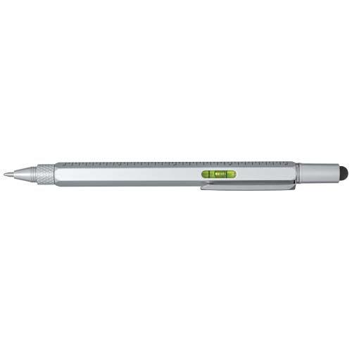 Dora Multifunktionsstift aus recyceltem Aluminium (schwarze Mine)
