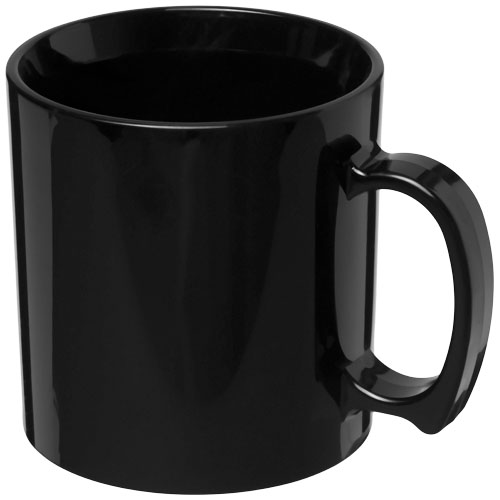 Standard 300 ml Kunststoffbecher - schwarz