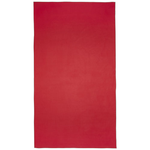Pieter ultraleichtes und schnell trocknendes GRS Handtuch 100 × 180 cm - rot