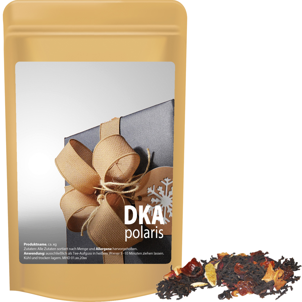 Bio Weihnachts Schwarztee, ca. 20g, Standbeutel Mini