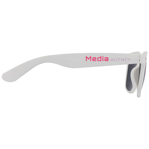Sun Ray Sonnenbrille aus recyceltem Kunststoff - weiss