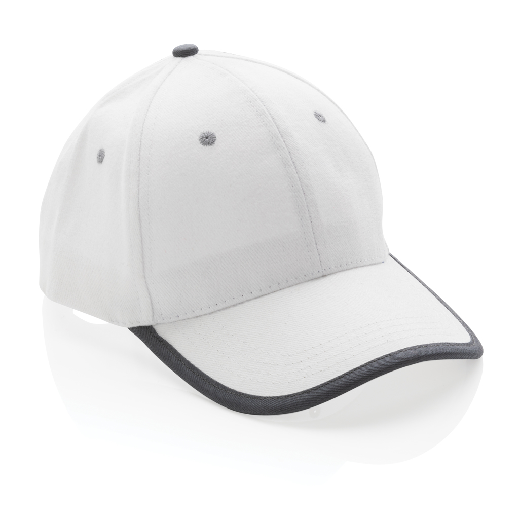 Impact AWARE™ 280gr Brushed rCotton 6 Panel Kontrast-Cap