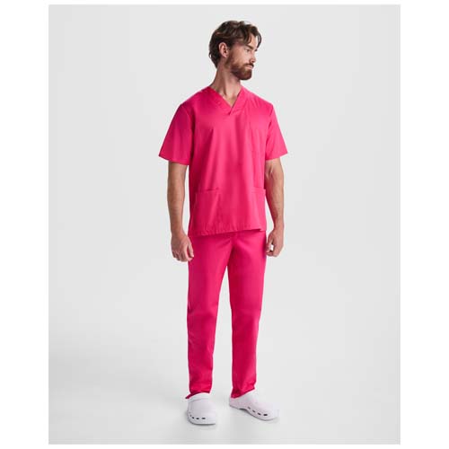 Panacea Kurzärmeliges Arbeitshemd, 160 g/m2, unisex  - donau-blau / XS