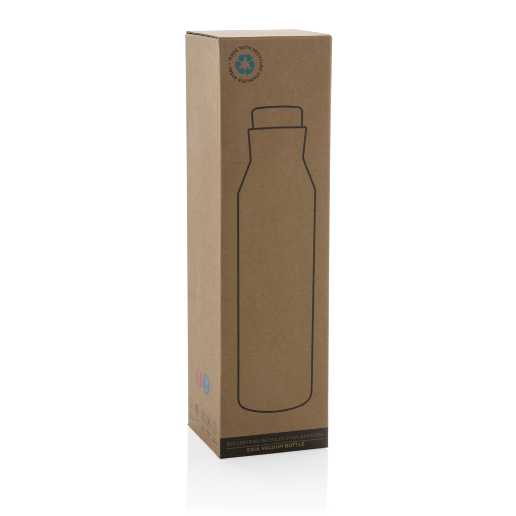 Gaia Vakuumflasche aus RCS recyceltem Stainless-Steel