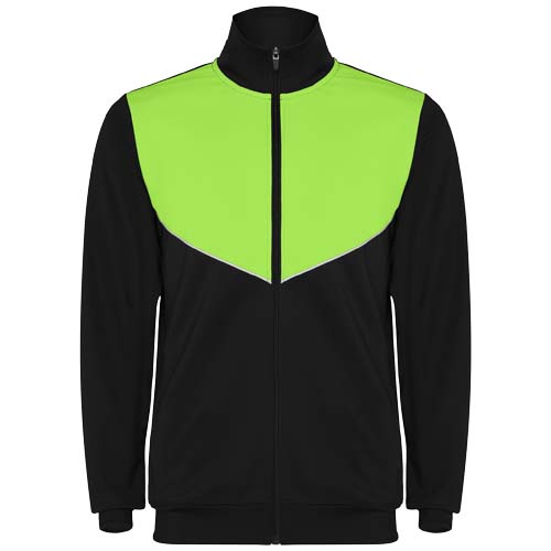 Evans 225 g/m² Trainingsanzug für Kinder - schwarz / limone / 4