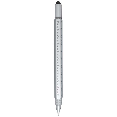 Dora Multifunktionsstift aus recyceltem Aluminium (schwarze Mine)
